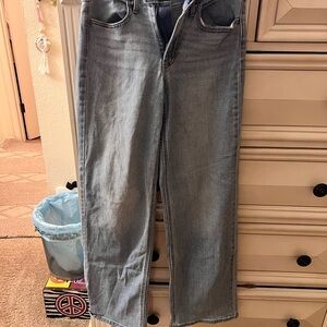 Old Navy Light Blue Straight Leg Jeans - Long (2)